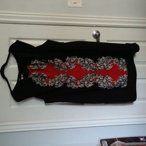 Like New sleeveless dress with zipper in the back